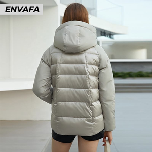 Wholesale Hooded Winter <b>Coat</b> Women Outwear Trend Jacket Short <b>Parkas</b> Padded Casual Fashion <b>Waterproof</b> Eco-Friendly High Quality - Product Image 2