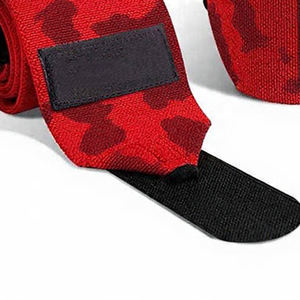 Muñequeras de camuflaje para levantamiento de pesas y dominadas con soporte para el pulgar, para gimnasio y fitness - Product Image 4