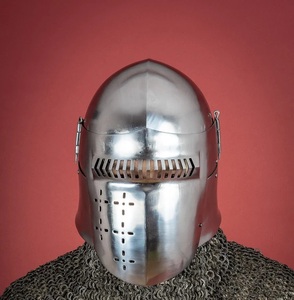 Casco Medieval de Prestigio, Armadura Duradera para la Cabeza de Guerrero, Diseñado para Demostraciones Históricas, Teatro y Actividades de Festivales - Product Image 4