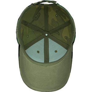 Casquettes de baseball respirantes et imperméables à 5 panneaux, design camouflage, 100 % coton, vierges, sportives, pour le golf et les sports de plein air, personnalisables, direct usine - Product Image 3