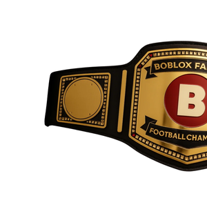 Cinturón de Campeón de Fútbol Fantasía de Roblox, Chapado en Oro Premium, Personalizable, Título de Campeonato Deportivo - Product Image 4