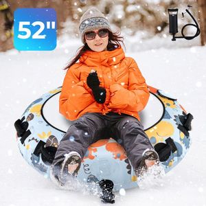 Slitta Gonfiabile Resistente al Freddo e Robusta da 52 Pollici, Slitte e Tubi da Neve Durevoli - Product Image 6
