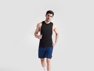 Micro Fit Eco-Friendly Breathable Mid Waist Elastic Woven Cotton Shorts - Product Image 2