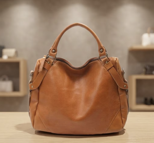 Sacs à main bandoulière de luxe de haute qualité BS INTERNATIONAL pour femmes, en cuir véritable, avec fermeture éclair durable - Product Image 5