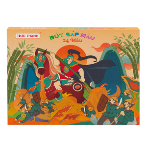 Juego de Crayones de Cera de 24 Colores en Oferta, Crayones de Cera para Dibujar, Pintar y Crear Arte con Logotipo Personalizado para Niños - Product Image 1