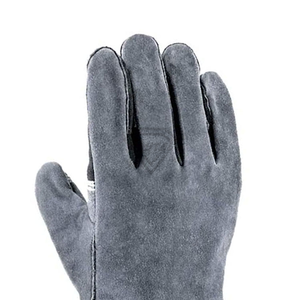 Heavy Duty Heat Resistant Split Leather Welding <b>Gloves</b> <b>Long</b> Cuff Industrial Protective Gauntlets For Construction And Workshop - Product Image 6