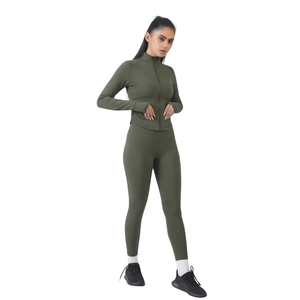 Leggings de sport et yoga pour femmes de haute qualité, taille haute, compression, tissu extensible, vêtements de sport avec logo personnalisé - Product Image 1
