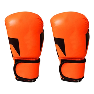 Gants de boxe en cuir de qualité supérieure à prix d'usine avec sangle de poignet réglable, logo personnalisable, gants de kickboxing unisexes - Product Image 4