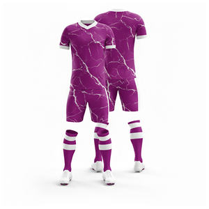 Uniforme de Fútbol Sublimado Personalizado al por Mayor, Camiseta de Fútbol |   Tallas para Hombres, Mujeres y Jóvenes |   Ropa Deportiva Ligera de Secado Rápido para Entrenamiento - Product Image 4