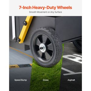 Macchina per Tracciatura Linee Stradali a 4 Ruote per Carichi Pesanti 24 x 13 x 35,4 Pollici, Macchina per Tracciatura Linee ad Alta Visibilità - Product Image 5