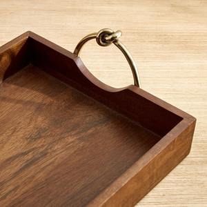 Plateau en bois artisanal, plateaux de rangement en bois, plateau de service en bois pour l'exportation, plateau en bois de luxe pour la maison, plateau en bois pour cadeaux - Product Image 6