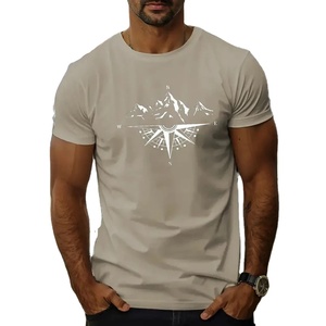 Pull à col en V décontracté pour hommes T-shirt d'été tendance couleur unie Fitness Sports Top Soft Top - Product Image 1