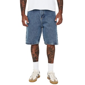 Pantalones Cortos de Mezclilla Premium para Hombre, Corte Recto, ODM, Algodón Lavado, Elásticos, Casuales, Estilo Urbano, Verano, Desgastados, Moda, Estilo Cargo - Product Image 2