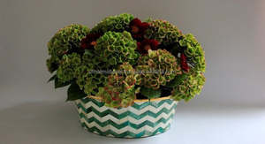 Pot de fleurs décoratif en résine, incrustation d'os, pour jardin et bar, couleur naturelle, à vendre, meilleure qualité polie - Product Image 4