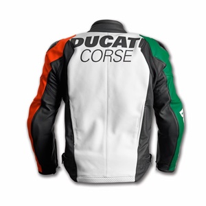 Veste et combinaison de moto en cuir imperméable Ducati Corse Tricolore Panigale V4 Kit - Product Image 3