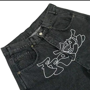 Shorts de Mezclilla para Hombre, Estilo Hip Hop, Corte Holgado, Jeans de Verano con Opciones de Logotipo Bordado Personalizado Disponible - Product Image 3