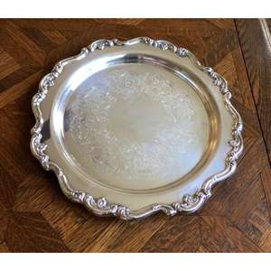 Assiettes et plats en laiton doré style floral, assiette de présentation de luxe en laiton, décoration de table pour mariage et fête, qualité alimentaire - Product Image 4