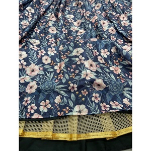<b>Beautiful</b> Digital Print Party Jumpsuit Lehenga Choli for Festive Occasions - Product Image 4