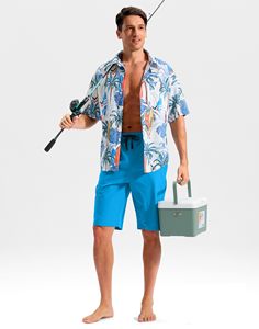 Custom Private Label Board Shorts <b>Mens</b> Swim <b>Trunks</b> Quick Dry Breathable Polyester Beach Shorts with Drawstring Waist for Surfing - Product Image 1