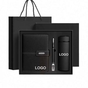 Set Ejecutivo de Cuaderno A5 y Bolígrafo Personalizado, Regalo de Oficina para Empleados, Promoción Empresarial para Hombres - Product Image 1