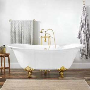 Bañera de cobre martillado a precio económico y asequible, muy vendida para villas de lujo con acabados en pátina. - Product Image 4