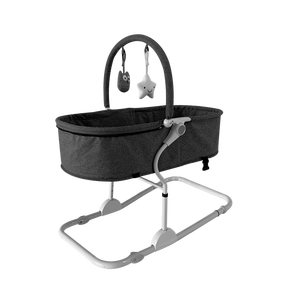 Nuevo diseño 4 en 1 con certificación EN, 4 posiciones de reclinación, altura ajustable, asiento clásico, para alimentar, jugar y dormir, moisés mecedor esencial para bebés. - Product Image 1