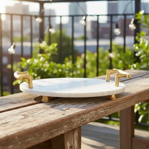 Bandeja Rectangular Portátil de Diseño Contemporáneo en Metal, Vajilla, Utensilio de Cocina - Product Image 6