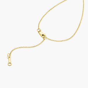 Fancy Cluster Lab-Grown Diamond <b>Necklace</b> In Yellow Gold - Product Image 4