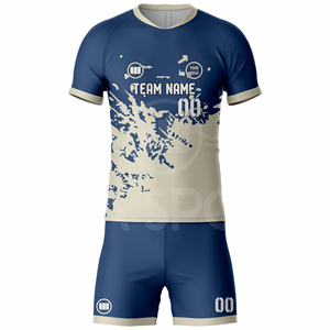 Uniforme de Fútbol Personalizado para Equipo, Conjunto de Camiseta y Pantalones Cortos, Impresión por Sublimación, Malla Transpirable de Secado Rápido, Servicio OEM - Product Image 2