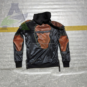 Sweat-shirt à capuche unisexe pour moto, doublé d'un tissu épais en Kevlar DuPont, niveau 2, homologué CE - Product Image 6