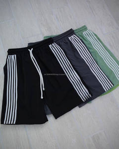 2024 hommes Vintage été Gym Shorts poids lourd coton tissu Logo personnalisé séchage rapide respirant contraste couleur - Product Image 1