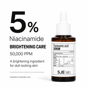 Sérum SJE Lab à l'acide tranexamique, à la niacinamide, à l'alpha-albutine et au menthol, anti-rides, anti-âge, éclaircissant, soin des taches brunes, 50 ml, boîte pour le visage - Product Image 6