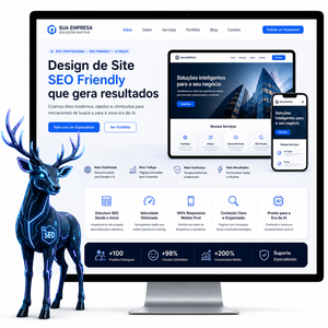 Conception de site Web optimisée pour le référencement pour les entreprises avec une structure claire et une présence en ligne mondiale prête à l'emploi de l'IA - Product Image 1