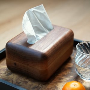 Premium Wooden Tissue Holder Box Handcrafted Natural Finish Elegant Classic Home Decor Durable Eco-Friendly Organizer Adhesive - Product Image 6