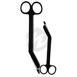 4PCS Black Titanium Fluoride Coated Lister Bandage <b>Scissors</b> German Stainless Steel EMT Shears Medic Instruments - Product Image 4