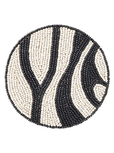 Embroidered Seed BeadsHandmade Seed Beads Embroidery Custom Design Wholesale Luxury <b>Beaded</b> <b>Coaster</b> for Table Decor for - Product Image 1