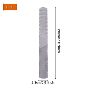 Lima de raspado para madera 4 en 1 de acero, 8 pulgadas (200 mm), plana y semicircular, herramienta manual de carpintería - Product Image 1