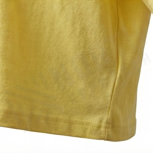 เสื้อยืดครอปผู้หญิงไซส์ใหญ่ ผ้าคอตตอนผสมโพลีเอสเตอร์ แห้งเร็ว เนื้อผ้าซาตินสำหรับฤดูใบไม้ร่วง ระบายอากาศได้ดี สีสันปรับแต่งได้ - Product Image 5