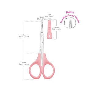 กรรไกรตัดแต่งทรงโค้งแบบใบมีดบาง - Product Image 5