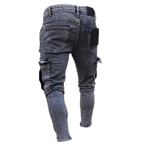 New Design High Quality Jeans Pants for Men Casual Length Biker <b>Trousers</b> <b>Light</b> Western Street Cotton Jeans Pants - Product Image 6