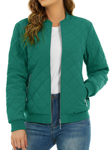 Dernière veste d'hiver pour femmes, manteau en coton respirant avec tissu en toile imperméable de style bomber, nouvelle mode - Product Image 5