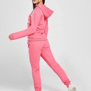 Econex Sports 2025 Survêtement en polaire à motif solide personnalisé pour femmes Pantalon de survêtement à capuche de grande taille Jogger Col solide Vêtements d'hiver - Product Image 1