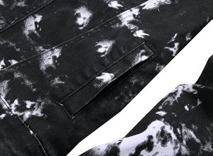 Veste en jean décontractée pour homme, 100 % coton, avec logo personnalisé sur le devant, respirante, écologique, séchage rapide, 280 g, pour usage extérieur, haute qualité, vente en gros - Product Image 5