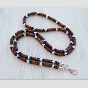 Cordon de cou perlé écologique et tendance pour porte-badge, idéal pour le bureau et les événements, au meilleur prix - Product Image 6