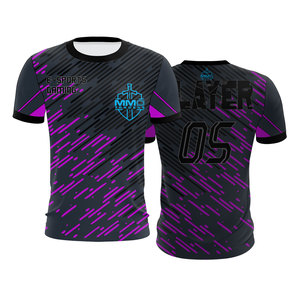 เสื้อแข่งเกมมิ่งอีสปอร์ต Wolves สีดำ-เขียว พิมพ์ลายแบบ Sublimation แห้งเร็ว 100% โพลีเอสเตอร์ คอกลม สำหรับทีมกีฬา - Product Image 5