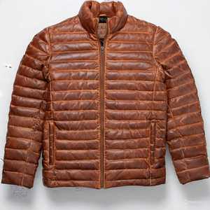 Leather Bomber <b>Jacket</b> <b>Summer</b> Streetwear Zipper Closure Stand Collar Solid Pattern Canvas Fabric - Product Image 3