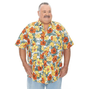 Camisas Hawaianas de Alta Calidad 2026 para Hombre, Ligeras, de Poliéster, para Vacaciones, Venta al por Mayor, Camisetas Tropicales de Playa, Diseño Personalizado de Verano - Product Image 1