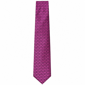 Corbata de Hombre con Patrón Geométrico Magenta de Lujo, Corbata Tejida Premium |   Ropa Formal para Bodas, Oficina, Fiestas, Regalo, Atuendo Elegante para Negocios - Product Image 2