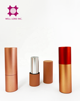 Rouge à lèvres et baume à lèvres personnalisables, format voyage, tube cosmétique en aluminium, formule à base de plantes, 30g, logo personnalisé, certifié HALAL