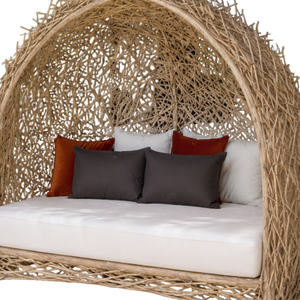 เตียงอาบแดด ARTERRA รุ่น Luxury Teak Branch พร้อมหลังคา  เก้าอี้ชายหาดกลางแจ้งระดับพรีเมียม เฟอร์นิเจอร์สำหรับรีสอร์ท สระว่ายน้ำ และลานบ้าน - Product Image 4